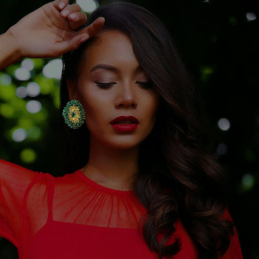 Crisântemos Earrings