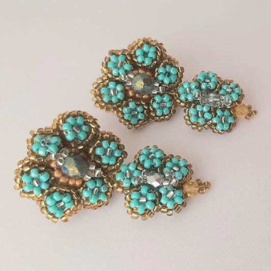 Petunias Fall Earrings